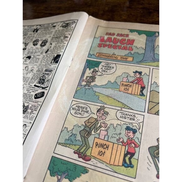 Giant Harvey Comics Sad Sack Laugh Special #66 July 1972 52 Page Vintage Boarded - Picture 6 of 6
